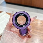 U盾合页五金手机壳支架工厂漏标平面支架外携粘贴横竖两用支架