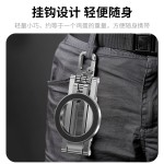 跨境铝合金拍摄支架桌面磁吸手机支架多功能双折叠户外登山扣支架