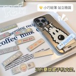 可爱手机支架桌面可折叠超薄隐形金属支撑架子手机壳背贴便携小巧