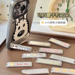 可爱手机支架桌面可折叠超薄隐形金属支撑架子手机壳背贴便携小巧