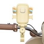 抖音热销电动车带挂钩车载手机支架可爱卡通骑行导航支架厂家直销