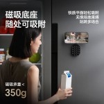 跨境爆款吸盘磁吸登山扣手机支架折叠旋转三合一多功能手机支撑架