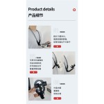 跨境新款手机挂脖支架户外垂钓骑行第一视角防抖拍照拍摄vlog直播