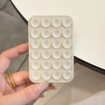 跨境热销magsafe强磁24粒硅胶吸盘爱心方块懒人自拍神器手机支架