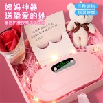 新款暖宫腰带 加热按摩暖宫带震动热敷揉腹仪家用护腰数显暖宫宝 (含认证）