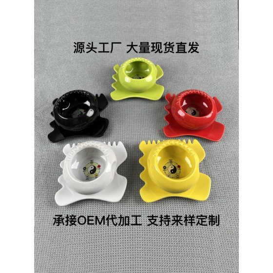 五行能量体雕刮痧板美体塑身疏通经络按摩器具陶瓷磁疗养生体雕罐
