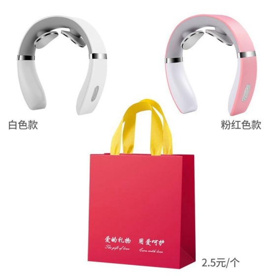 跨境护颈仪家用颈椎按摩器颈部按摩仪器热敷脖子按摩器礼品理疗仪