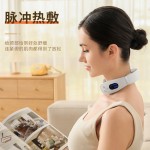 跨境颈部按摩仪肩颈护颈仪脖子按摩器多功能脉冲理疗仪颈椎按摩仪