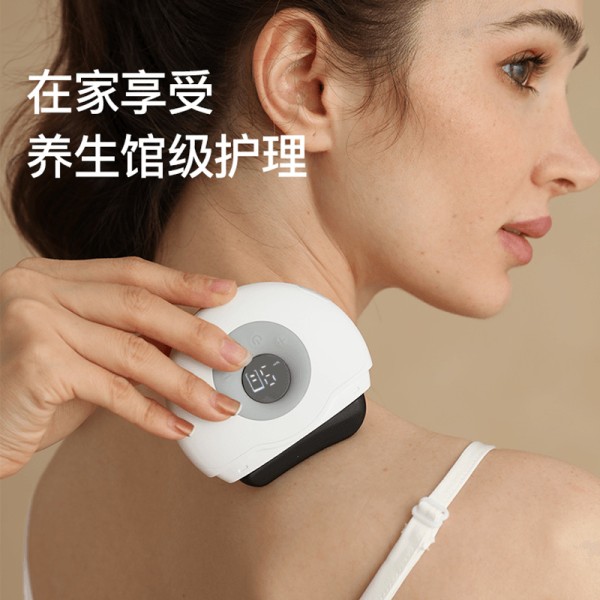电动砭石刮痧按摩器经络刮痧仪全身疏通神器电加热提拉刮脸美容仪