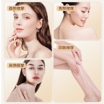 跨境新款砭石刮痧热敷脸部提拉疏通筋膜电动家用面部美容仪刮痧板