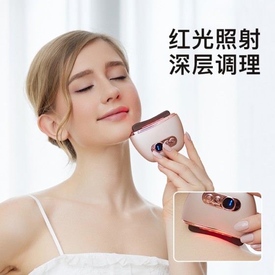 电动砭石刮痧板智能恒温脸部刮痧仪器刮经络刷全身通用淋巴疏背部