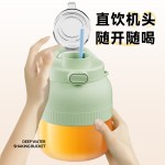 榨汁机便捷式小型家用水果机多功能大容量炸果汁机电动榨汁杯 （内胆PC, 外壳：塑料）