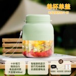 榨汁机便捷式小型家用水果机多功能大容量炸果汁机电动榨汁杯 （内胆PC, 外壳：塑料）