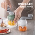 捣蒜泥神器家用手摇绞肉机小型手动打蒜器厨房拉蒜器大蒜蓉搅碎器