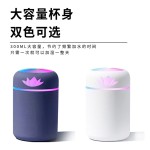 小型香薰机 迷你桌面usb车载跑马灯办公室家用静音炫彩杯加湿器