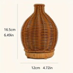 2026新品USB手工藤条家用香薰加湿器 办公室桌面超声波精油香薰机