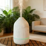 热销现货香薰加湿器可放精油家用卧室静音小夜灯香薰机工厂