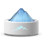 新款创意冰川氛围加湿器家用USB超声波雾化器 酒店商用精油香薰机