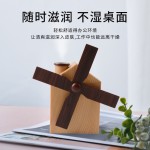 木纹加湿器七彩夜灯香薰机雾化器 usb家用加湿器补水仪桌面加湿器