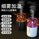 跨境热销迷你汽车载加湿器火星七彩氛围灯家用小型桌面喷雾香薰机