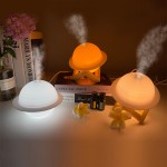 土星灯加湿器usb充电迷你香薰机家用大容量桌面氛围灯土星加湿器