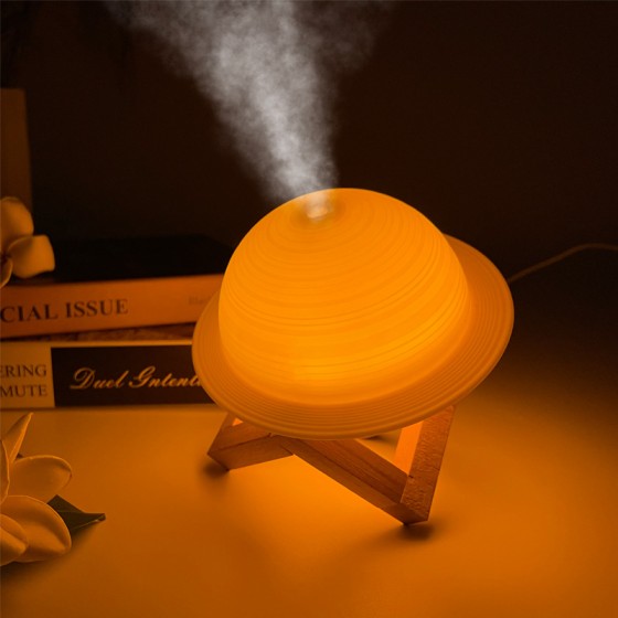 土星灯加湿器usb充电迷你香薰机家用大容量桌面氛围灯土星加湿器