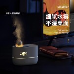 创意新款火箭香薰机高颜值七彩氛围灯 家用桌面USB精油扩香加湿器