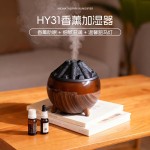 跨境新款仿真碳火木纹香薰机桌面遥控仿真木炭氛围灯空气加湿器 （含澳规）