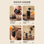 手摇磨豆机电动咖啡研磨机打粉家用手动研磨器便携手磨咖啡机批发