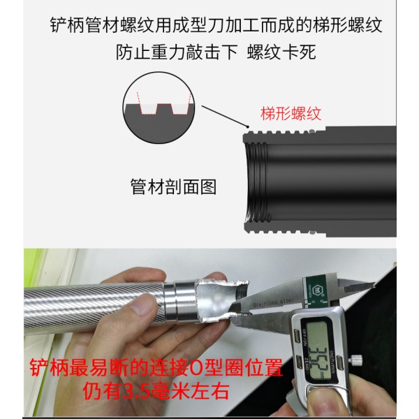 多功能折叠工兵铲 户外露营车载应急工具 可拆多配件战术铲