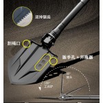 多功能折叠工兵铲 户外露营车载应急工具 可拆多配件战术铲