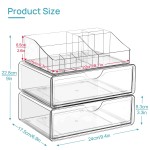 18. 三层抽屉化妆品收纳盒