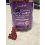 (2PCS)Glucosamine Chondroitin Gummies - Extra Strength Joint Support Supplement with MSM & Elderberry for Natural Joint, Antioxidant Immune