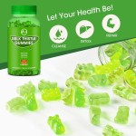（1 bottle）Milk Thistle Gummies, Liver Cleanse Gummy, Organic Liver Detox Supplements for Men & Women - 60 Gummies