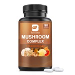 Mushroom Complex Capsules  Mushroom Supplement 2600mg, 90 Capsules - Brain, Energy,