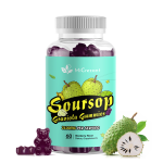 1 Pack Soursop Graviola Gummies - 2100mg Extra Strength Soursop Leaves Supplement with Vitamin C, Zinc - Digestive Aid, Immune Support