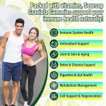 1 Pack Soursop Graviola Gummies - 2100mg Extra Strength Soursop Leaves Supplement with Vitamin C, Zinc - Digestive Aid, Immune Support