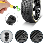 60Pcs Tire Repair Rubber Nail, Rubber Screw Tire Plugs Self-Service Vacuum Tire Repair Nail Kit Tires Quick Puncture Repair Tools