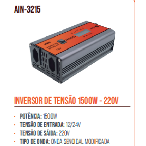1箱逆变器1500W-220V（1箱=16PCS)