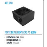 1箱PC电源650W（1箱=10PCS)