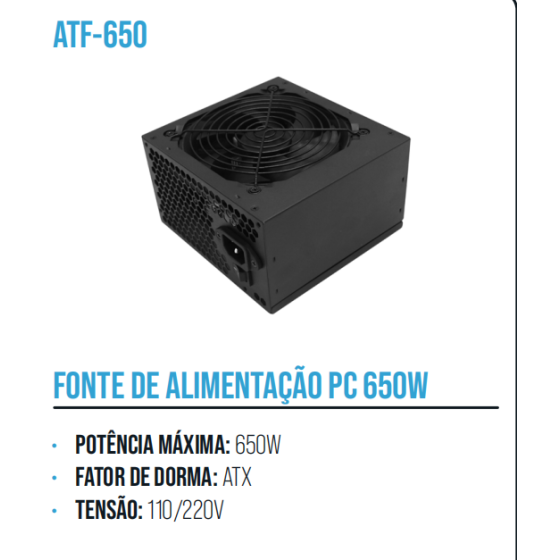 1箱PC电源650W（1箱=10PCS)