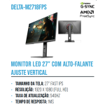 1箱带扬声器的27英寸LED显示器垂直调节（1箱=3PCS)