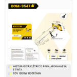 1箱用于砂浆和涂料的电动搅拌器110V1880W850转/分钟（1箱=6PCS）