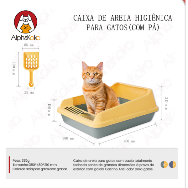 1箱猫用卫生砂盒(带PA)（1箱=20PCS)