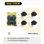 1箱4个旋转轮套件轮子-1.5英寸15公斤/件（1箱=100PCS）