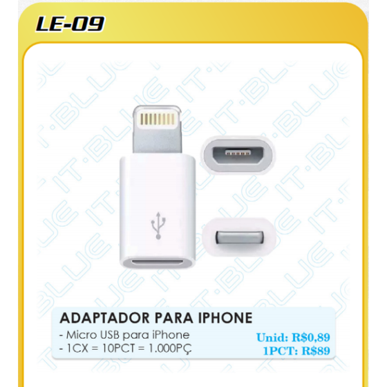 1箱iPhone适配器（1箱=10PCS）
