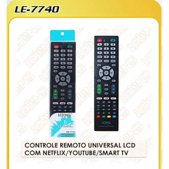 1箱支持Netflix/YouTube/Smart TV的通用LCD遥控器（1箱=200PCS）