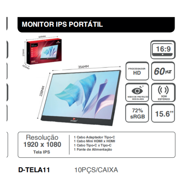 MONITOR IPS PORTATIL