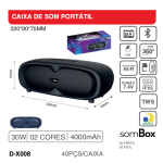 CAIXA DE SOM PORTÁTIL