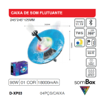 CAIXA DE SOM FLUTUANTE